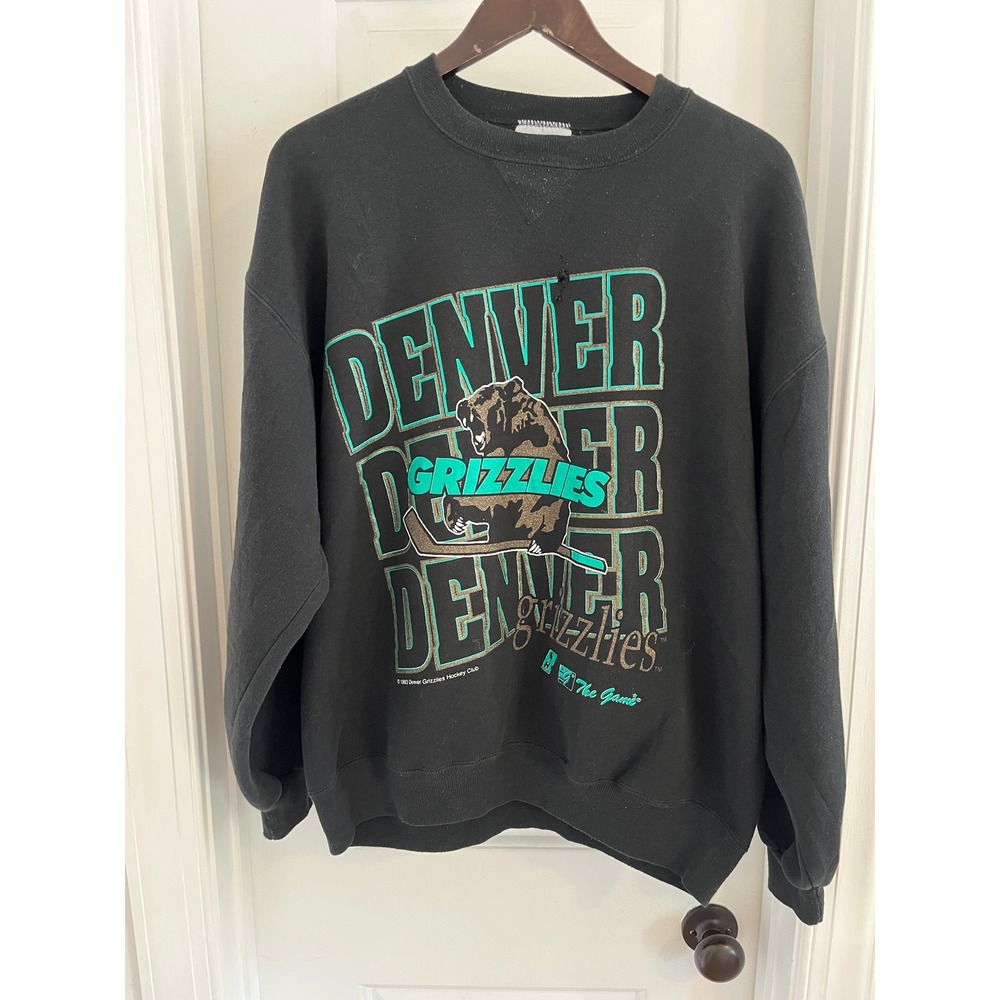 Vintage 1993 Denver‎ Grizzlies Hockey Sweatshirt